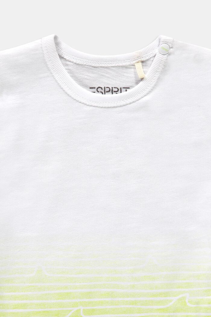 T-shirt med farveskift, 100% økologisk bomuld, WHITE, detail image number 2