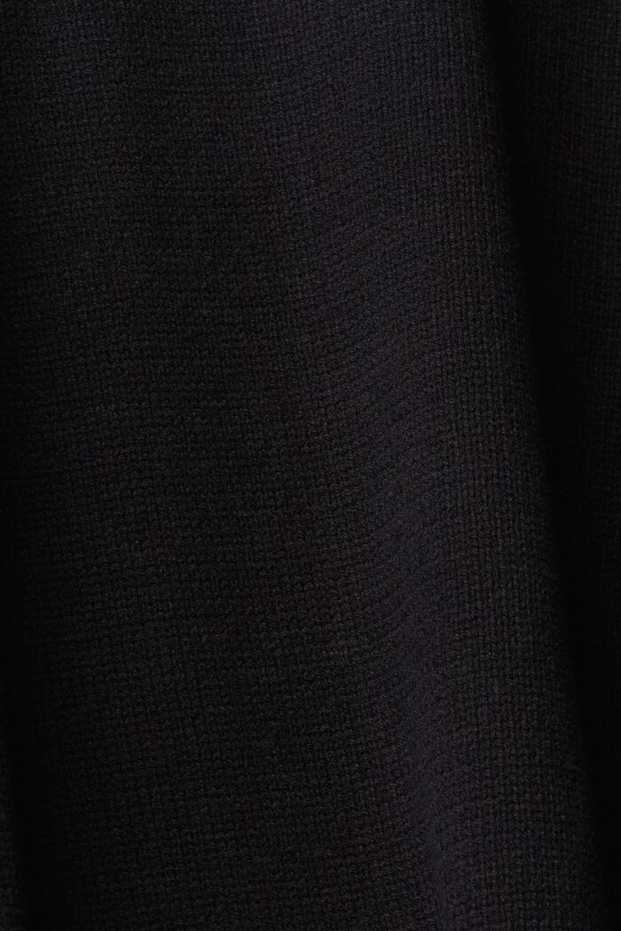 Pullover med jacquard-mønster, BLACK, detail image number 5