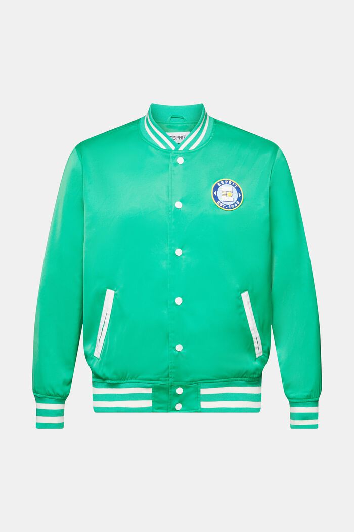 Varsity-jakke med logo, GREEN, detail image number 7