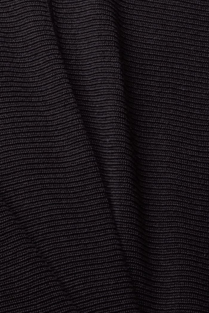 Pullover med bådudskæring i TENCEL™-miks, BLACK, detail image number 5