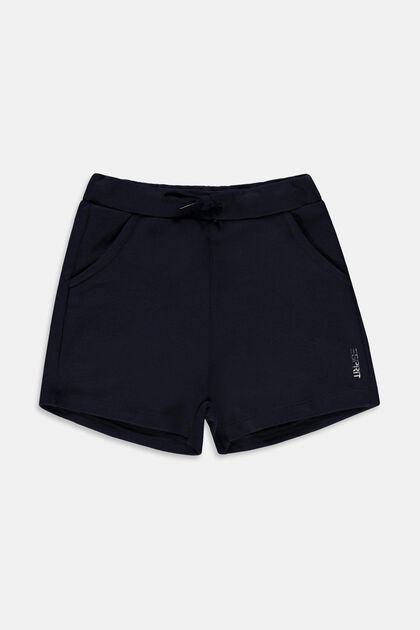 Shorts knitted, NAVY, overview