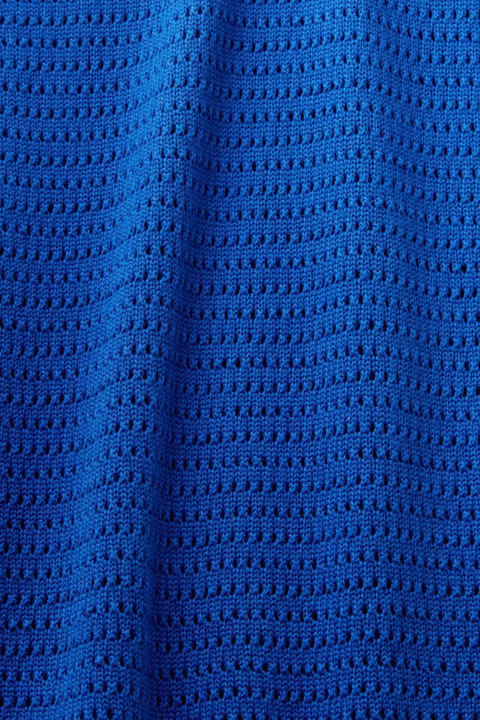 Midi-pointellekjole uden ærmer, BRIGHT BLUE, detail image number 5