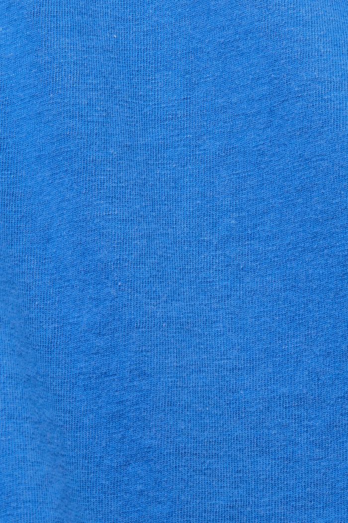 T-shirt med korte flagermusærmer, BRIGHT BLUE, detail image number 4