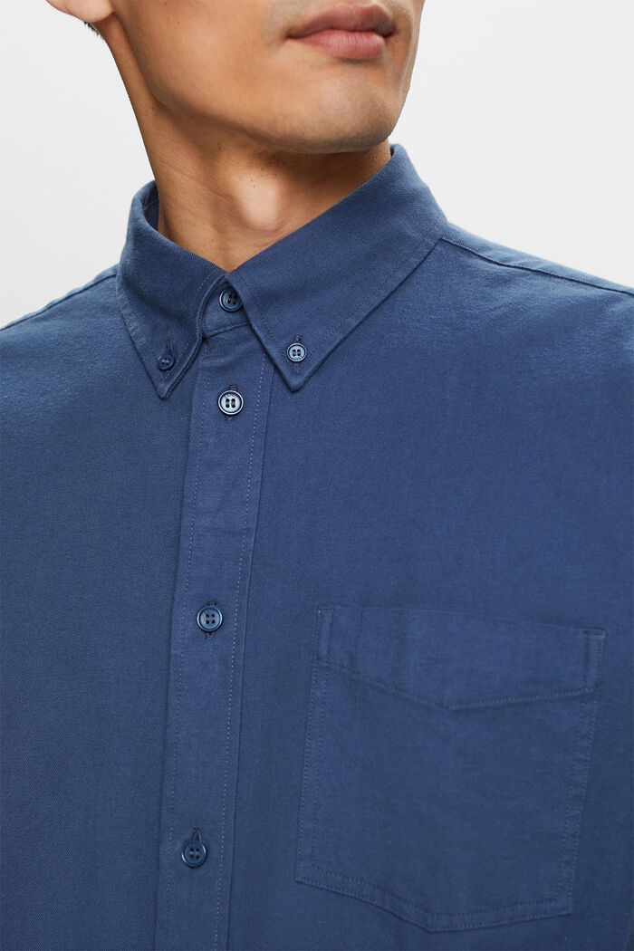 Regular fit-skjorte i twill, GREY BLUE, detail image number 1