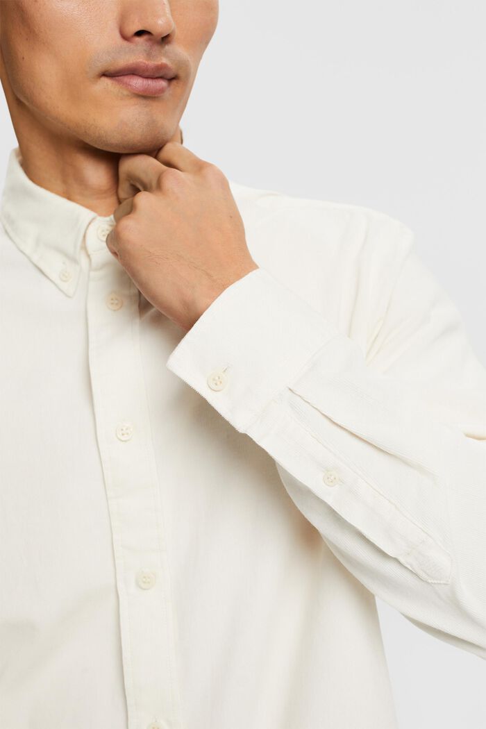 Fløjlsskjorte i 100% bomuld, ICE, detail image number 1