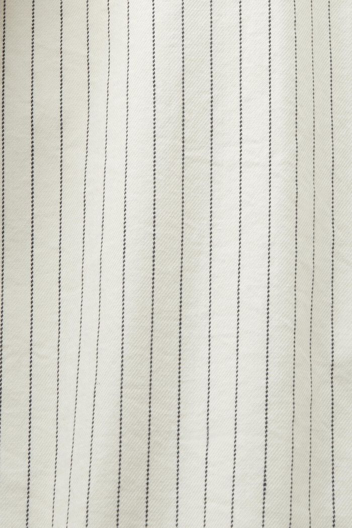 Nålestribet twillskjorte, 100 % bomuld, ICE, detail image number 4
