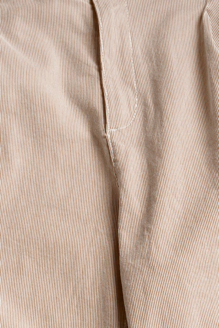 Stribede shorts med bindebælte, TOFFEE, detail image number 4