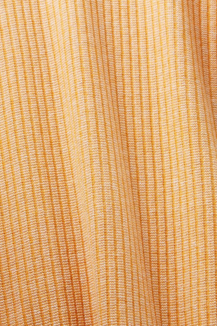 Tofarvet pullover i ribstrik, LIGHT ORANGE, detail image number 6