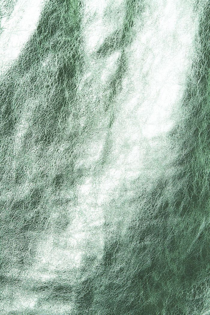 Coatet metallic skindnederdel, LIGHT AQUA GREEN, detail image number 6