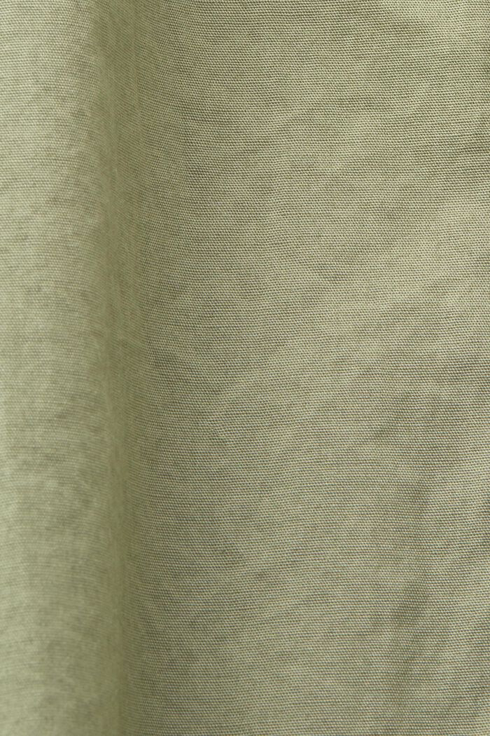 Button down-skjorte med korte ærmer, LIGHT KHAKI, detail image number 4