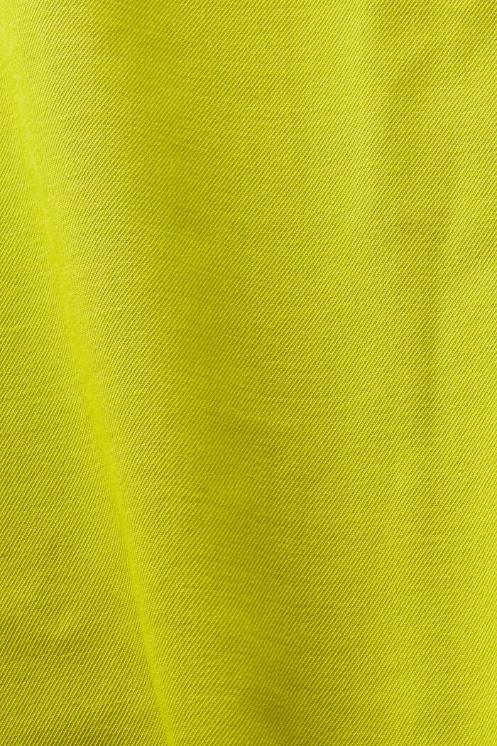 Oversized midi-skjortekjole, LEAF GREEN, detail image number 4