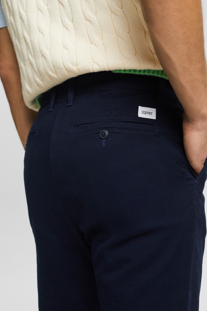 Chinos med smalle ben, NAVY, detail image number 3