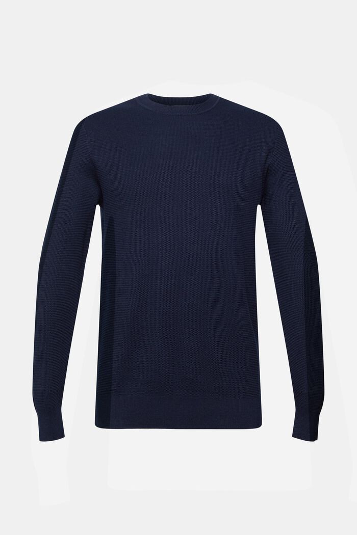 Stribet sweater, NAVY, detail image number 2