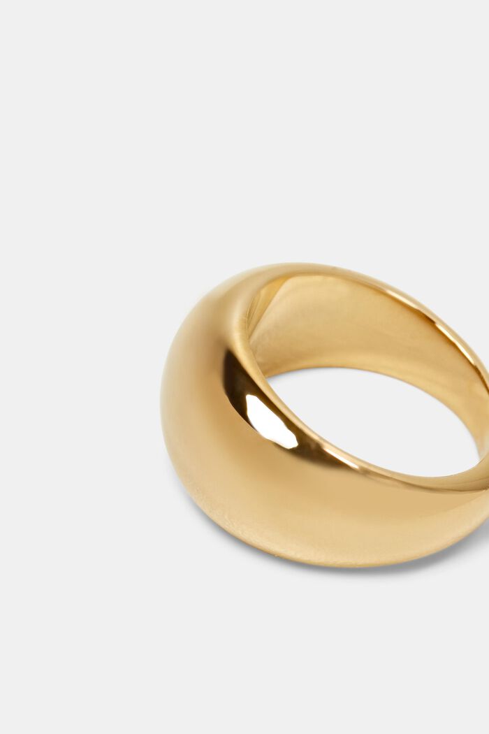 Asymmetrisk block ring, GOLD, detail image number 1