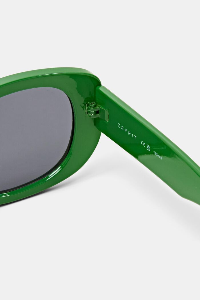 Firkantede solbriller, GREEN, detail image number 3