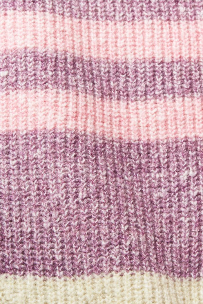 Stribet pullover med rullekrave, ICE, detail image number 4