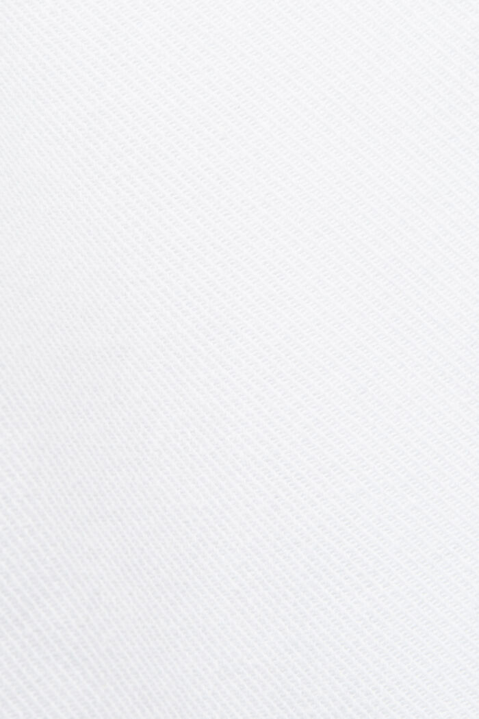 Twill-overshirt, 100 % bomuld, WHITE, detail image number 4