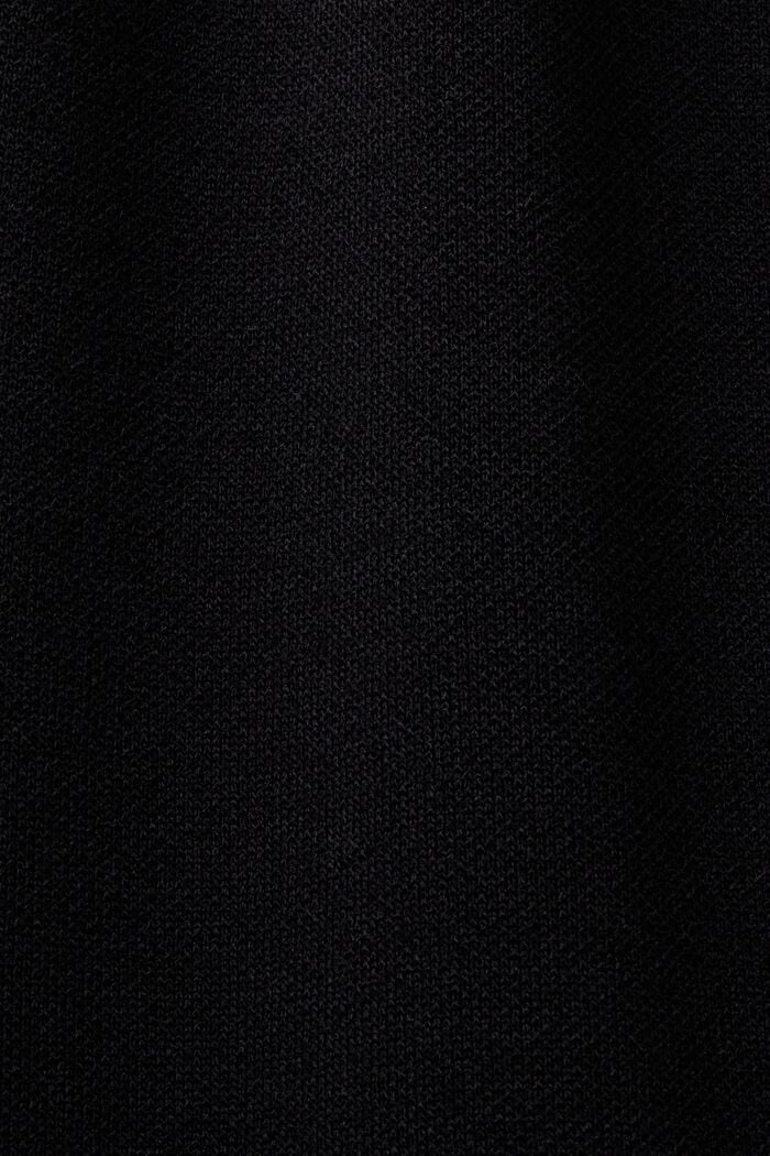Plisseret mini-T-shirtkjole, BLACK, detail image number 5