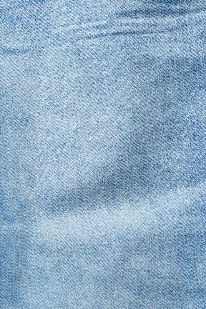 Capri-jeans af økologisk bomuld, BLUE LIGHT WASHED, detail image number 5