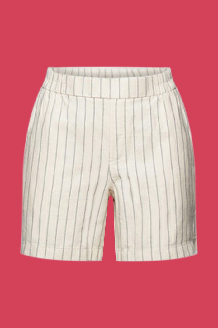 Stribede shorts i bomuldshør, ICE, detail image number 5
