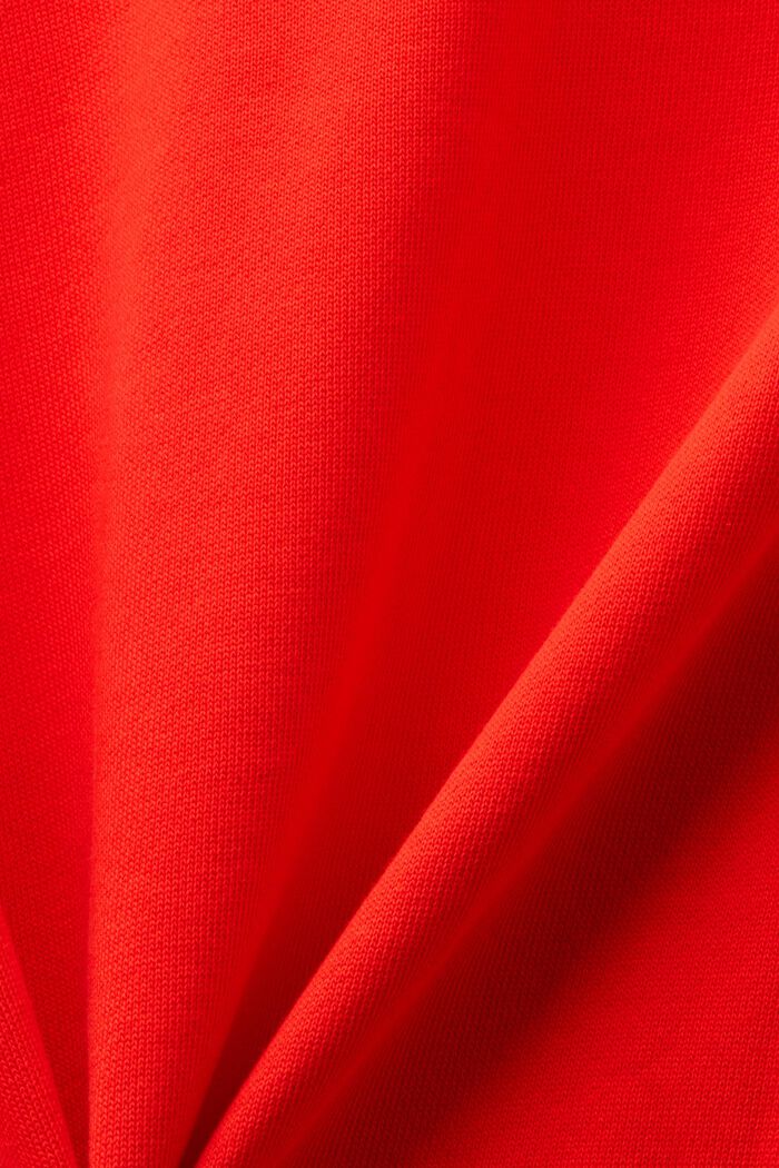 Oversized sweatkjole med hætte, RED, detail image number 5