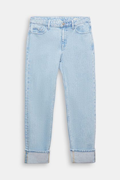 Jeans med mellemhøj talje og lige ben