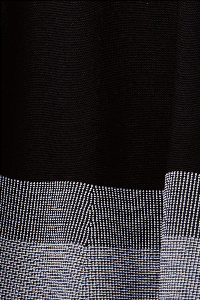 Strikket minikjole, BLACK, detail image number 6