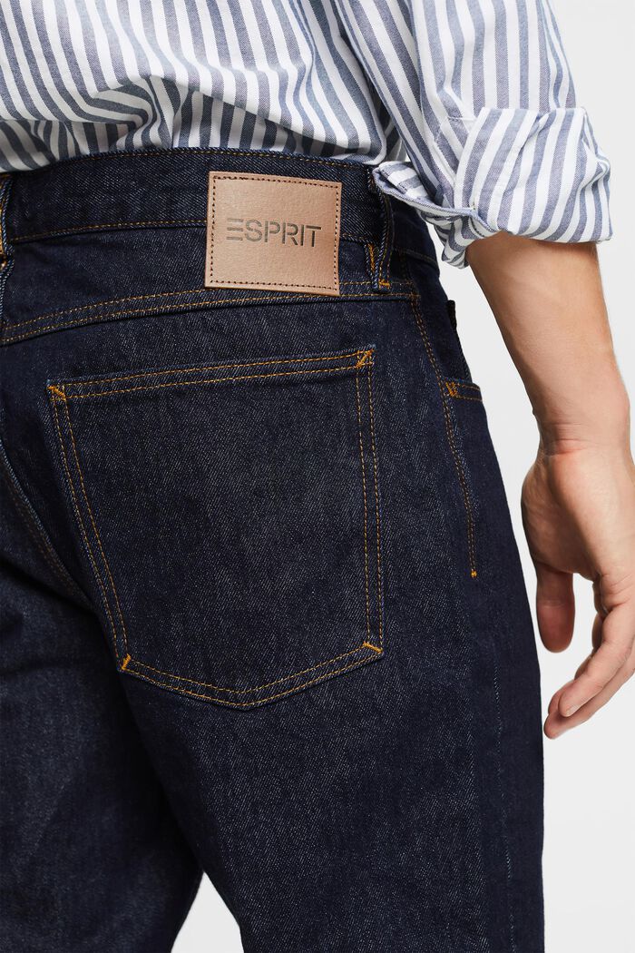 Lige jeans med mellemhøj talje, BLUE RINSE, detail image number 3