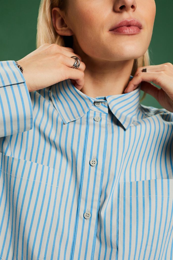 Stribet button down-skjorte, BLUE, detail image number 3