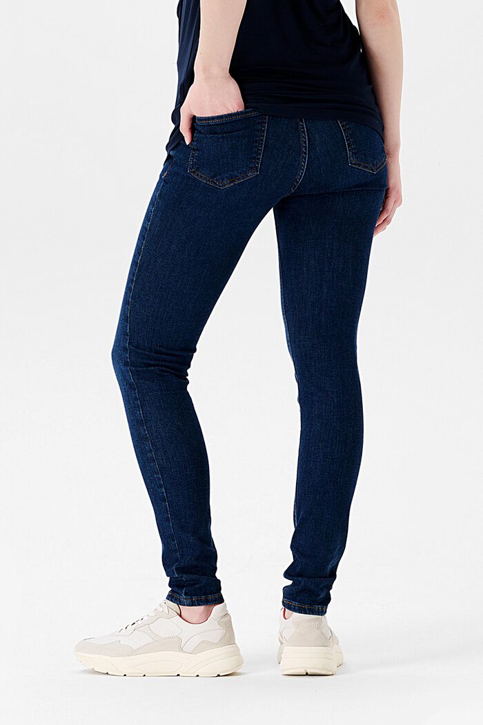 Jeans i skinny fit med høj støttelinning, DARK WASHED, detail image number 1