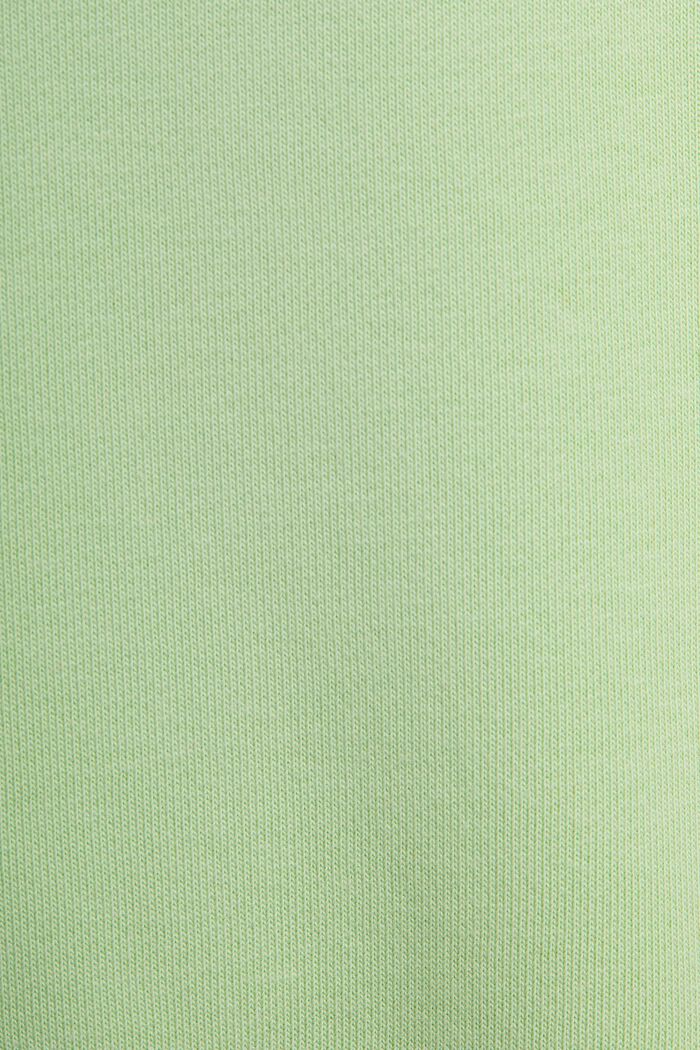 Unisex sweatshirt i bomuldsfleece med logo, LIGHT GREEN, detail image number 4