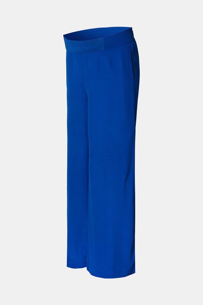MATERNITY bukser med vide ben, ELECTRIC BLUE, detail image number 4