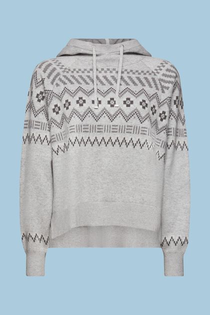 Fair Isle-sweater i uld- og kashmirmiks
