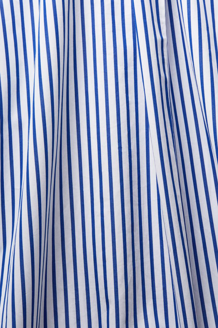 Stribet poplin-skjorte, BRIGHT BLUE, detail image number 5