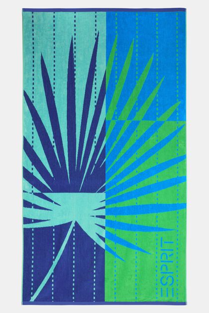 Strandhåndklæde med print og logo
