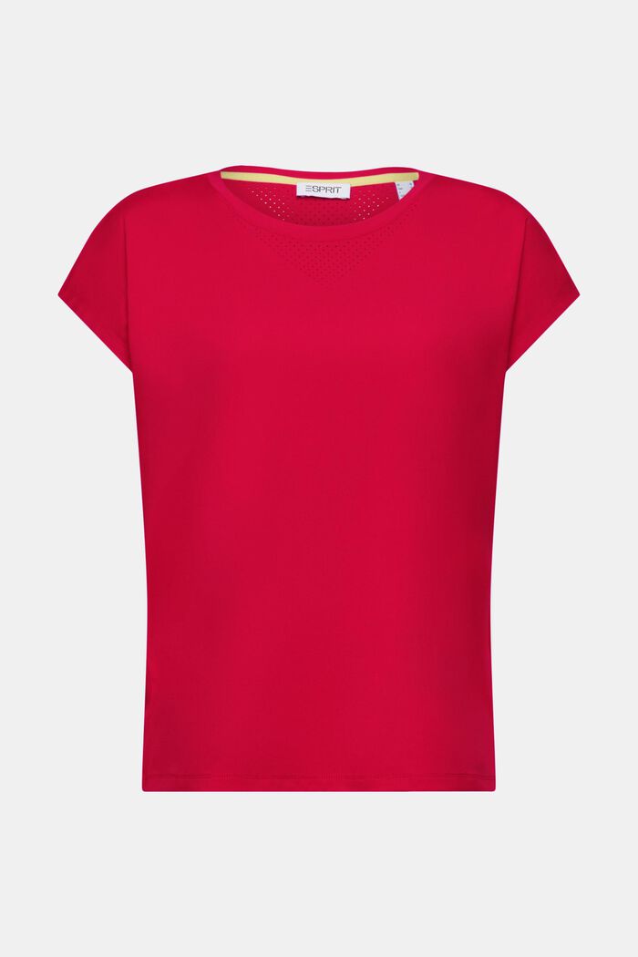 Active-T-shirt med korte ærmer, DARK RED, detail image number 5