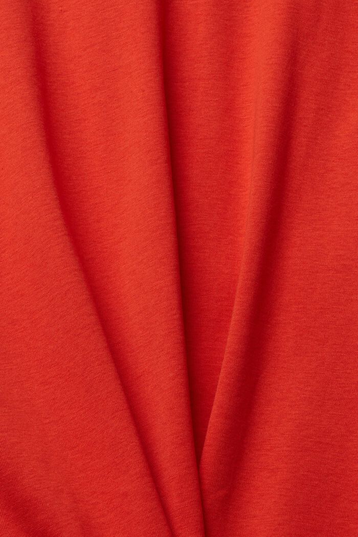 T-shirt med 3/4-lange ærmer, ORANGE RED, detail image number 1