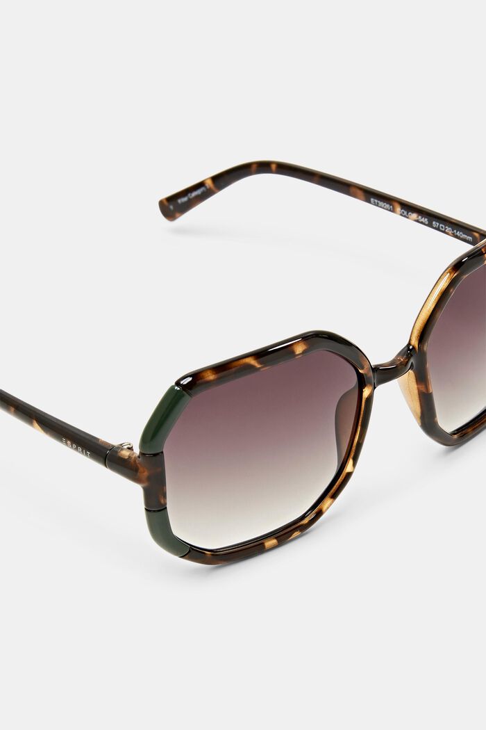 Solbriller med gennemsigtigt stel, HAVANNA, detail image number 1