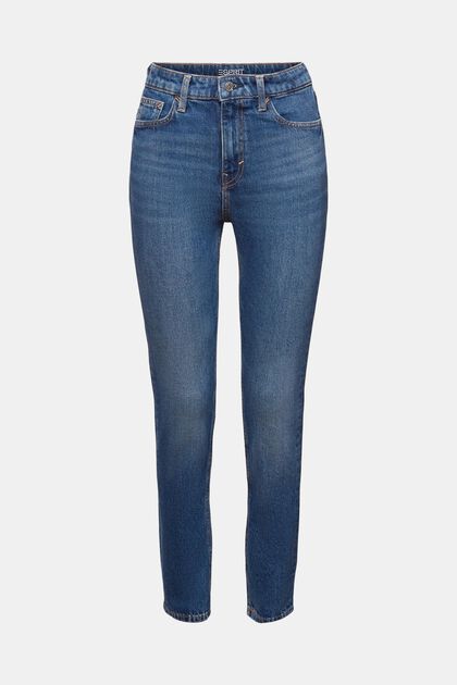 Slim-jeans med høj talje