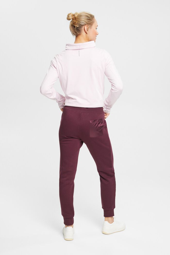 Sweatpants med lomme på benet, BORDEAUX RED, detail image number 3