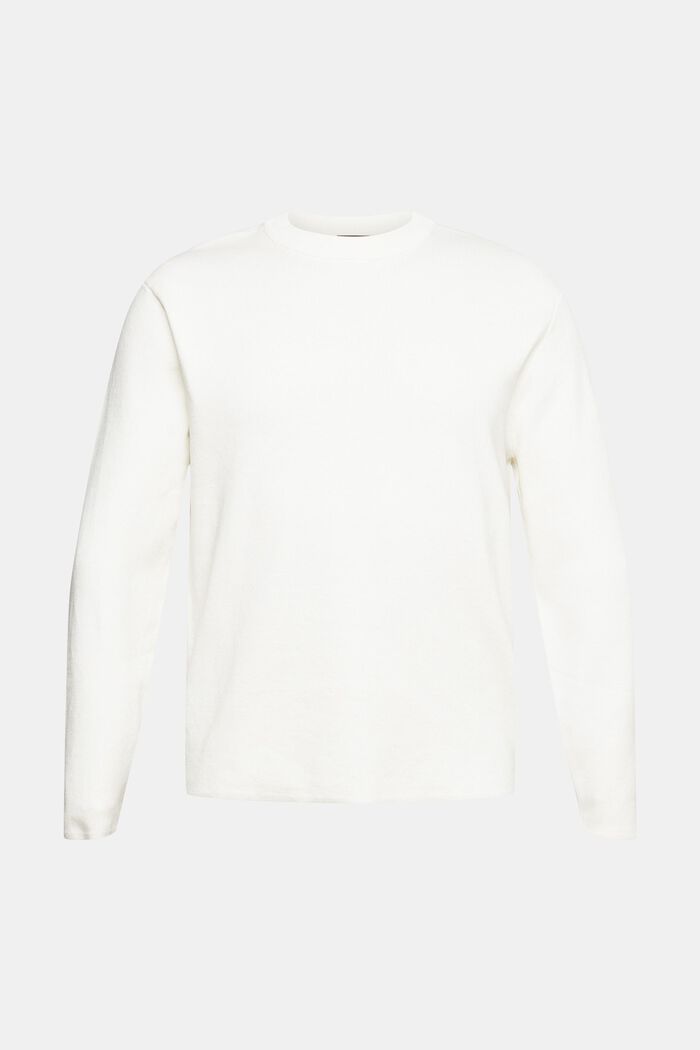 Pullover i strik, OFF WHITE, detail image number 5