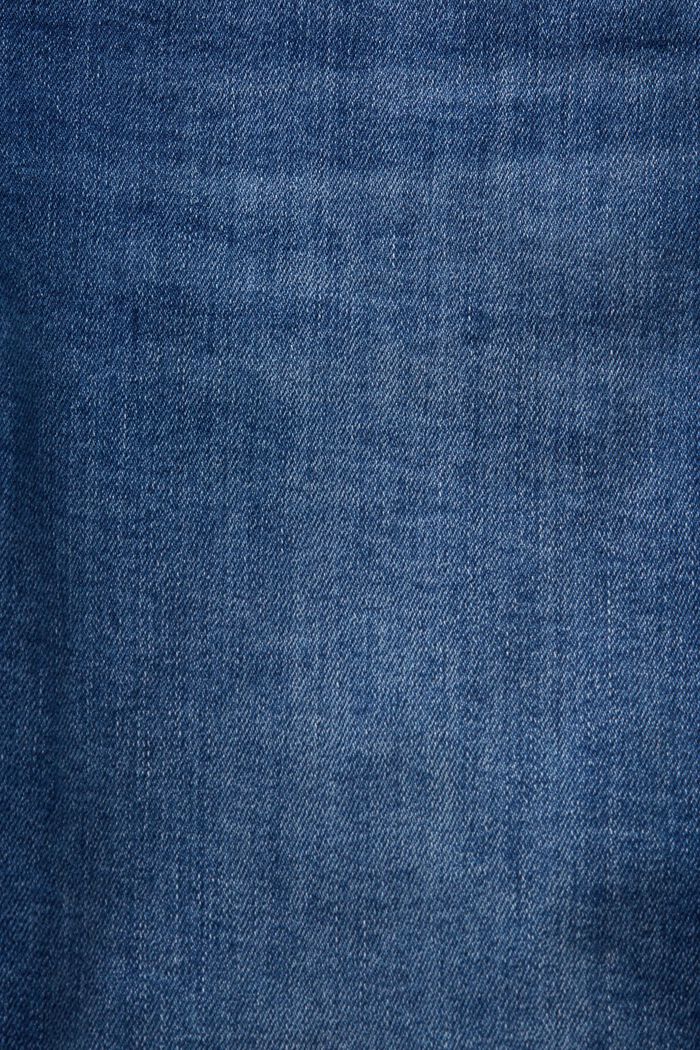 Skinny jeans med mellemhøj talje, BLUE MEDIUM WASHED, detail image number 6