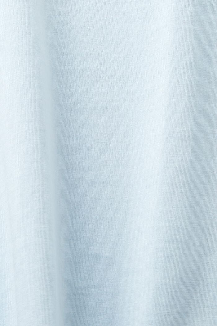 Kortærmet T-shirt med rund hals, PASTEL BLUE, detail image number 5