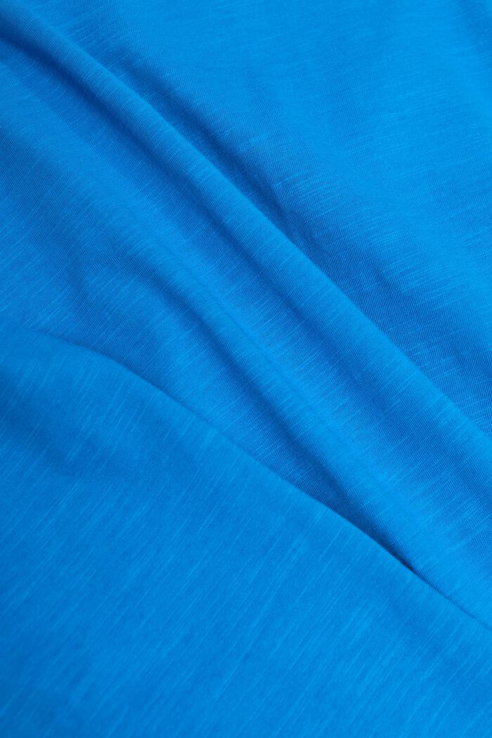 T-shirt i bomuldsjersey, BRIGHT BLUE, detail image number 5