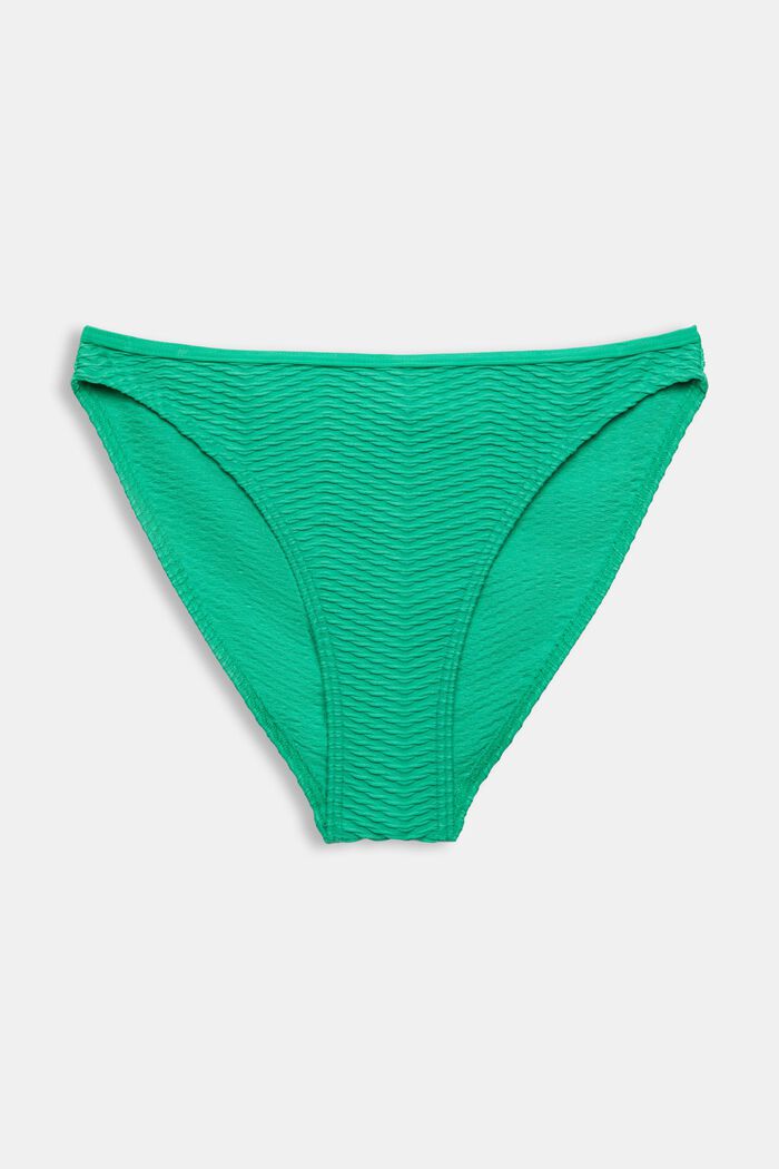 Genanvendt: teksturerede bikinitrusser, GREEN, detail image number 4