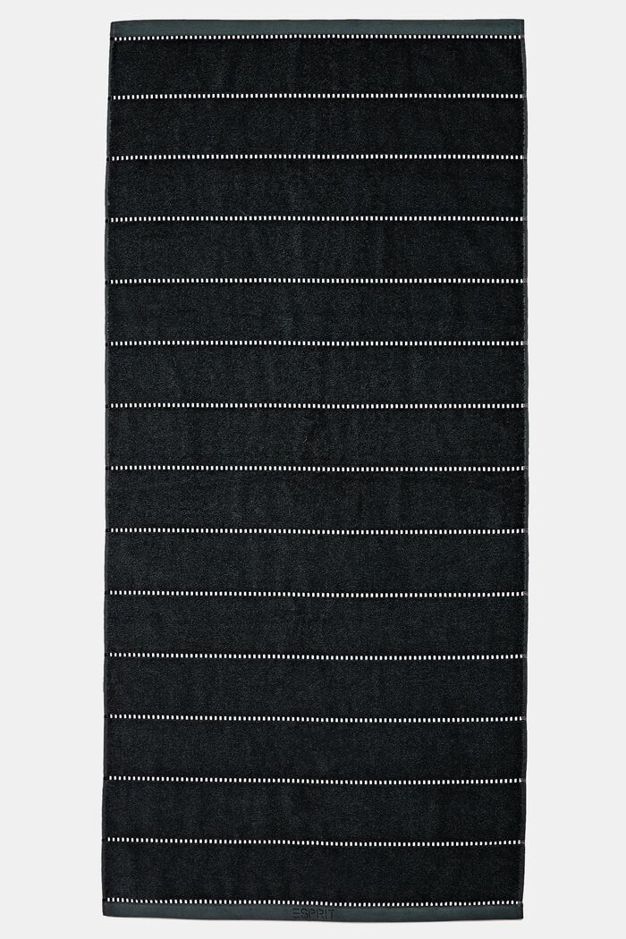 Med TENCEL™: Håndklædeserie af frotté, BLACK, detail image number 0