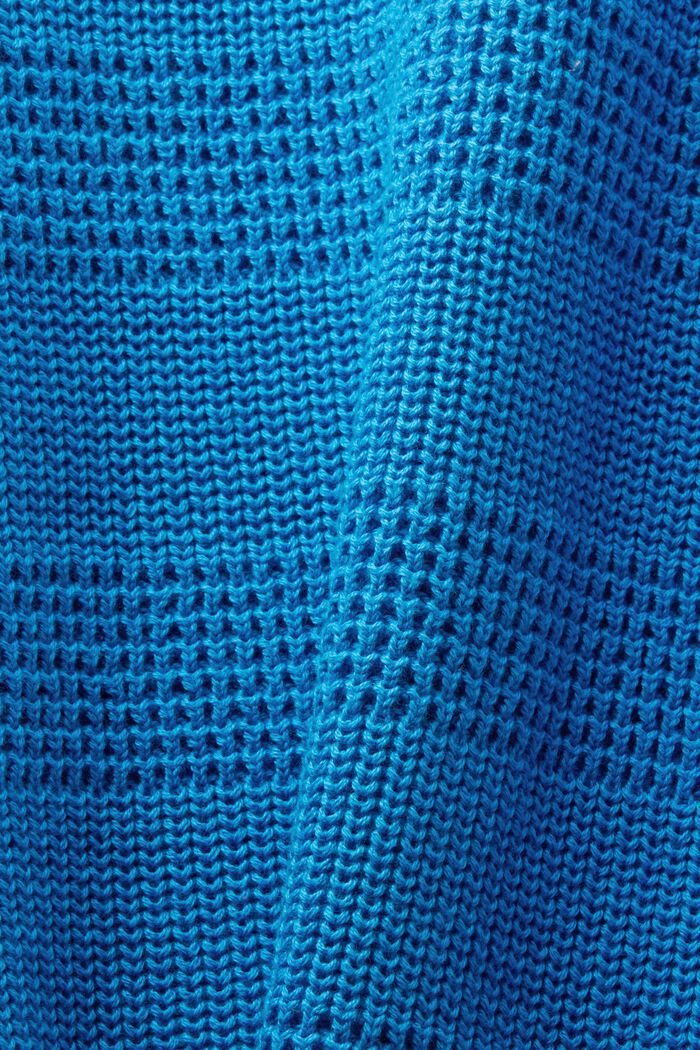 Cardigan i struktureret strik, BLUE, detail image number 5