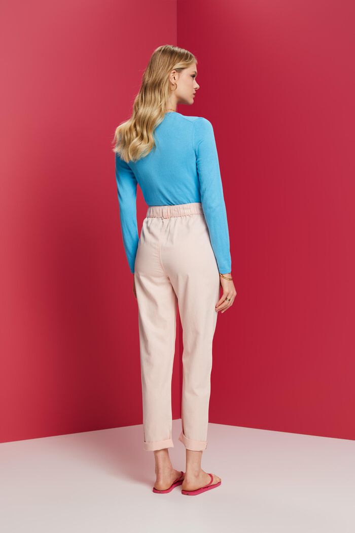 Cropped pull on-chinos, LIGHT PINK, detail image number 3