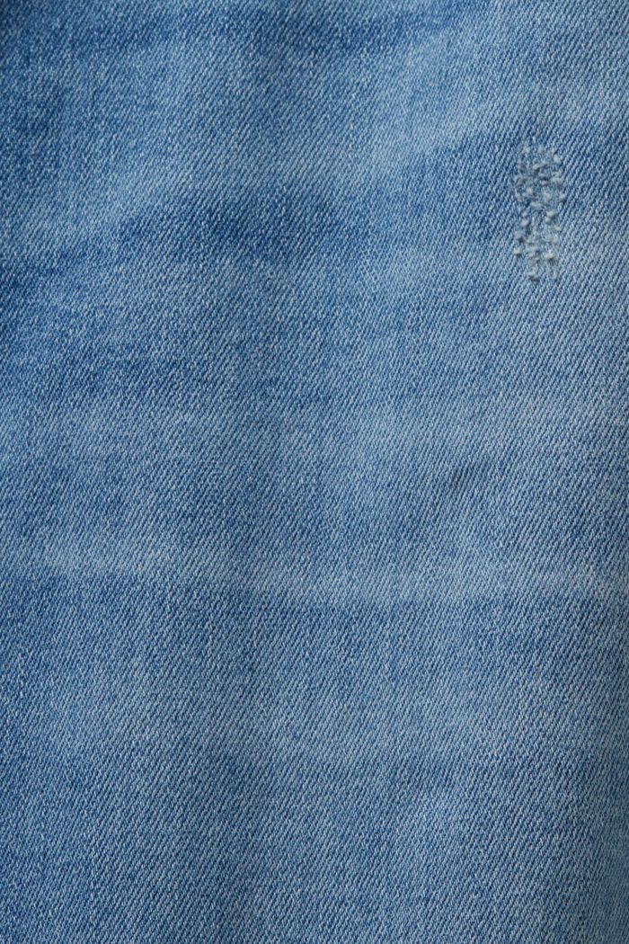 Skinny jeans med mellemhøj talje, BLUE LIGHT WASHED, detail image number 5