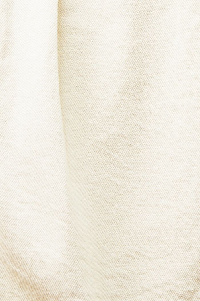 Twill-shorts i vasket bomuld, OFF WHITE, detail image number 6